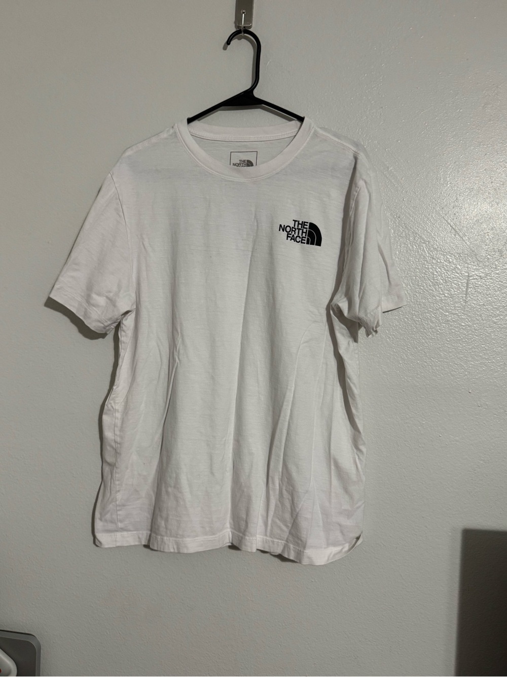 The North Face Men's White Crew Logo Short Sleeve Tee